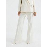 River Island Slim Flare Trouser - Cream
