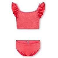 Only Kids Girls Textured Bikini - Dubarry