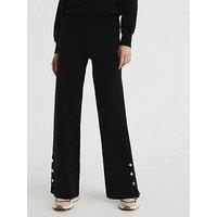 River Island Straight Leg Trouser - Black