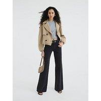 River Island Relaxed Straight Leg Jeans - Black