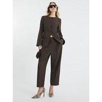 River Island Straight Leg Trouser - Brown