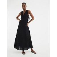River Island Lace Insert Dress - Black