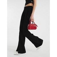 River Island Wide Leg Trouser - Black