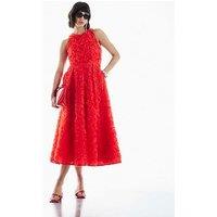 River Island Rose Prom Dress - Red