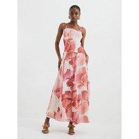 River Island Swing Skirt Dress - Pink