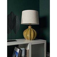 Very Home Large Ceramic Ripple Table Lamp