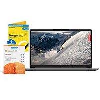 Lenovo Ideapad 1 Laptop - 15.6In Fhd, Amd Ryzen 5, 16Gb Ram, 512Gb Ssd, With Microsoft 365 Personal & Norton 1 Year Included - Silver