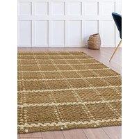 Very Home Jute Check Rug - Natural