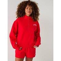 Ellesse Womens Very Exclusive Gientra Sweatshirt & Short Set - Red