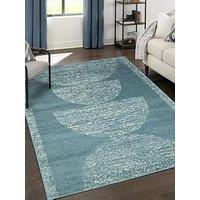 Juno Semi Circle Rug - Denim Blue