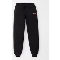 Ellesse Junior Girls Dixie Jogging Bottoms - Black
