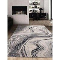 Very Home Dusk Wave Grey Rug