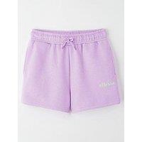 Ellesse Junior Girls Chiffon Shorts - Purple