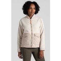 Craghoppers Womens Jamea Hybrid Fleece - Ecru/Stone