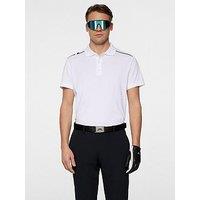 J Lindeberg Mens Golf Lionel Regular Fit Polo - White