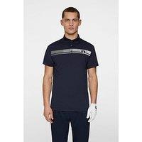 J Lindeberg Mens Golf Klas Polo - Navy