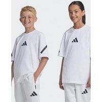 Adidas Sportswear Junior Boys Adidas Z.N.E. T-Shirt - White