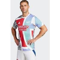 Adidas Mens Arsenal Pre Match Shirt - White