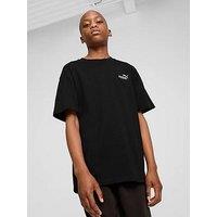 Puma Junior Boys Small Logo T-Shirt - Black