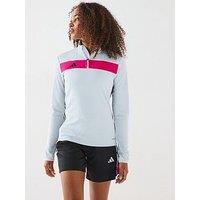 Adidas Womens Tiro Essentials Training Top - Grey/Pink