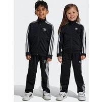 Adidas Originals Kids Unisex Adicolor Firebird Track Suit - Black