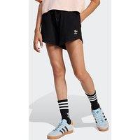 Adidas Originals Junior Girls Ribbed Shorts - Black