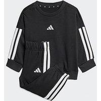 Adidas Sportswear Infant Unisex Essentials Tracksuit - Black