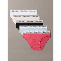 Calvin Klein Girls 5 Pack Bikini Briefs - Multi
