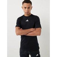 Adidas Sportswear Junior Boys Essentials T-Shirt - Black