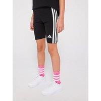 Adidas Sportswear Junior Girls Essentials Biker Shorts - Black