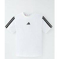 Adidas Sportswear Junior Boys Essentials T-Shirt - White