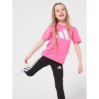 Adidas Sportswear Kids Girls Essentials T-Shirt - Pink