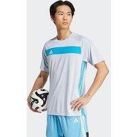 Adidas Mens Tiro Essential Jersey - Grey/Blue