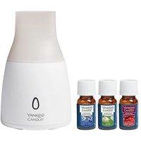 Yankee Candle Ultrasonic Aroma Diffuser With Diffuser Oils - Ultrasonic Aroma Diffuser With Three Fragrance Oils
