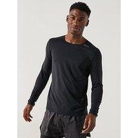 Bjorn Borg Running Feather Long Sleeve T-Shirt - Black
