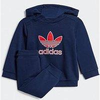 Adidas Originals Infant Unisex Hoodie Tracksuit - Navy