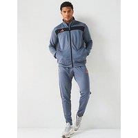 Adidas Mens Tiro Essentials Tracksuit - Black/Orange