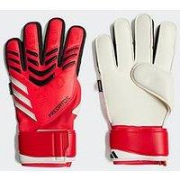 Adidas Mens Predator Training Finger Save Goal Keeping Glove - Red