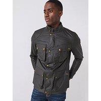 Belstaff Fieldmaster Wax Field Jacket - Dark Khaki