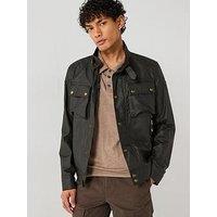 Belstaff Racemaster Wax Biker Jacket - Dark Khaki