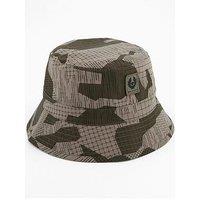 Belstaff Military Camo Bucket Hat - Green