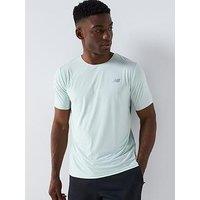 New Balance Mens Running Race Day T-Shirt - Clayash (Cys) - Green