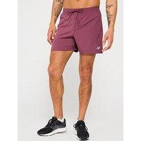 New Balance Mens Running Sport Essentials Short 5Inch - Purple