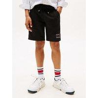 Tommy Hilfiger Boys Flag Sweatshort - Black