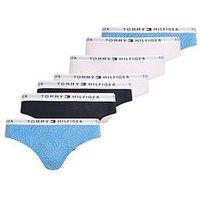 Tommy Hilfiger Girls 7 Pack Print Bikini Brief - Multi