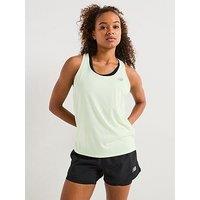 New Balance Womens Running Sport Essentials Tank - Green