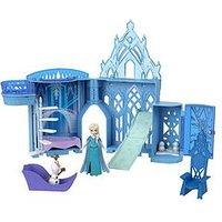 Disney Frozen Elsa Stackable Castle Doll House Playset With Small Doll And 8 Pieces