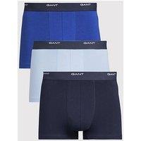 Gant 3 Pack Trunks - Blue