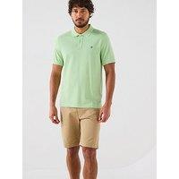 Gant Regular Fit Shield Short Sleeve Pique Polo Shirt - Light Green