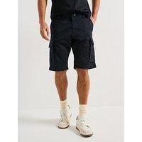 Gant Relaxed Fit Twil Cargo Shorts - Black